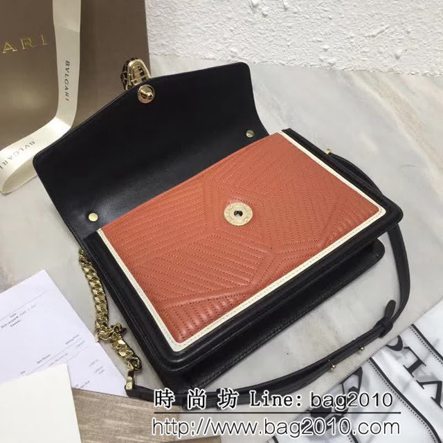 BVLGARI寶格麗 2018專櫃新型蛇頭包 蛇形繡線限定款 Serpenti Forever系列 286628 FYD1070